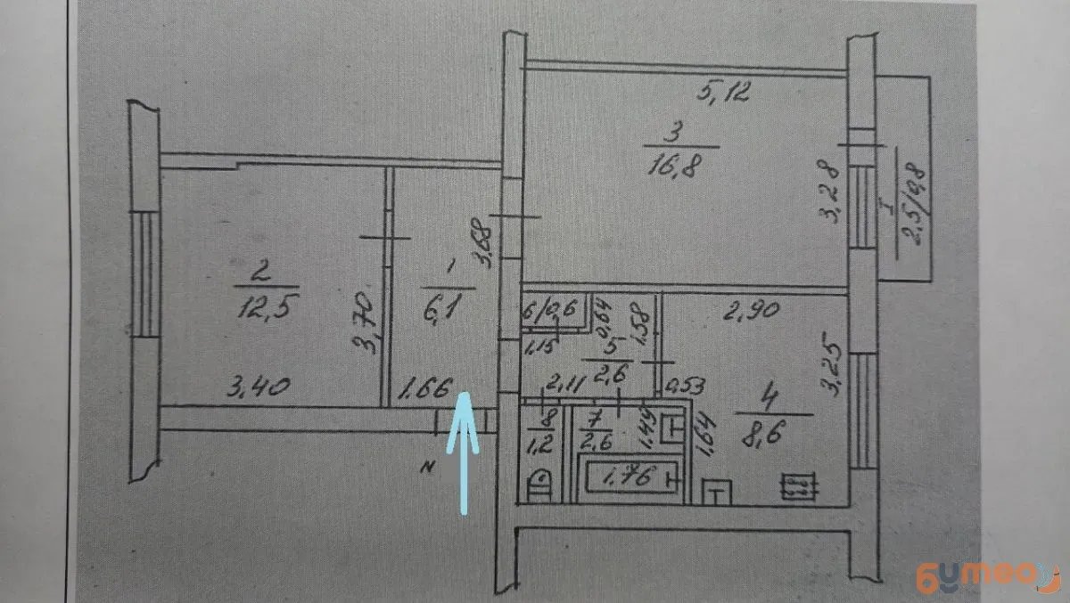 Продам 2-к квартиру